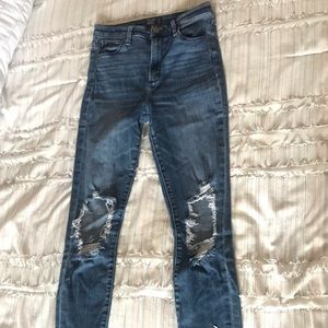 Abercrombie ripped jeans